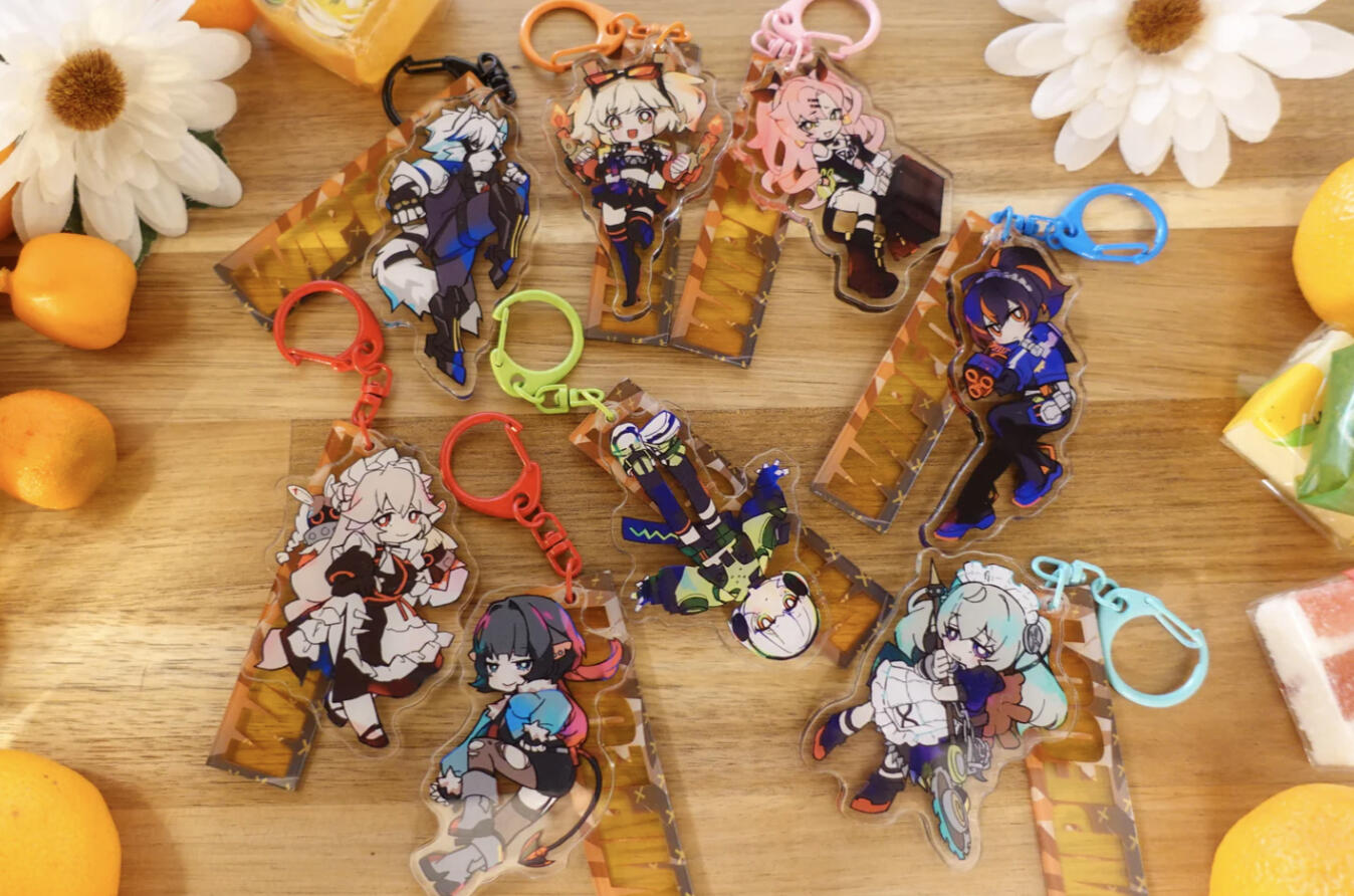 ZZZ WipeOut Keychains